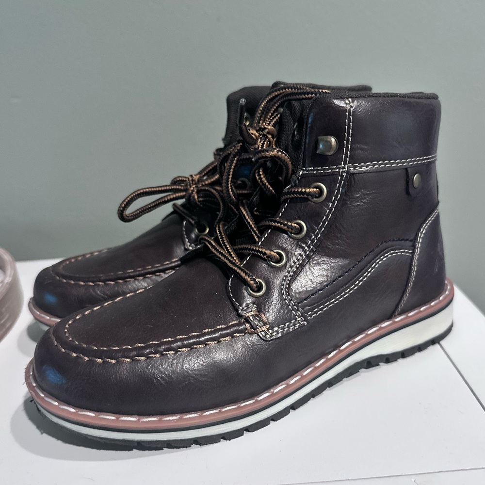 XRay Boys Size 3 Brown Leather Boots